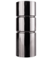 25mm Garniža Cylinder - jednoradová - onyx