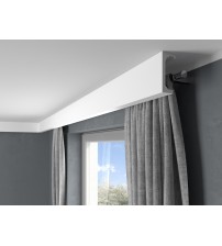 Garnižová stropná lišta MARDOM QL046 - vhodná pre LED podsvietenie
